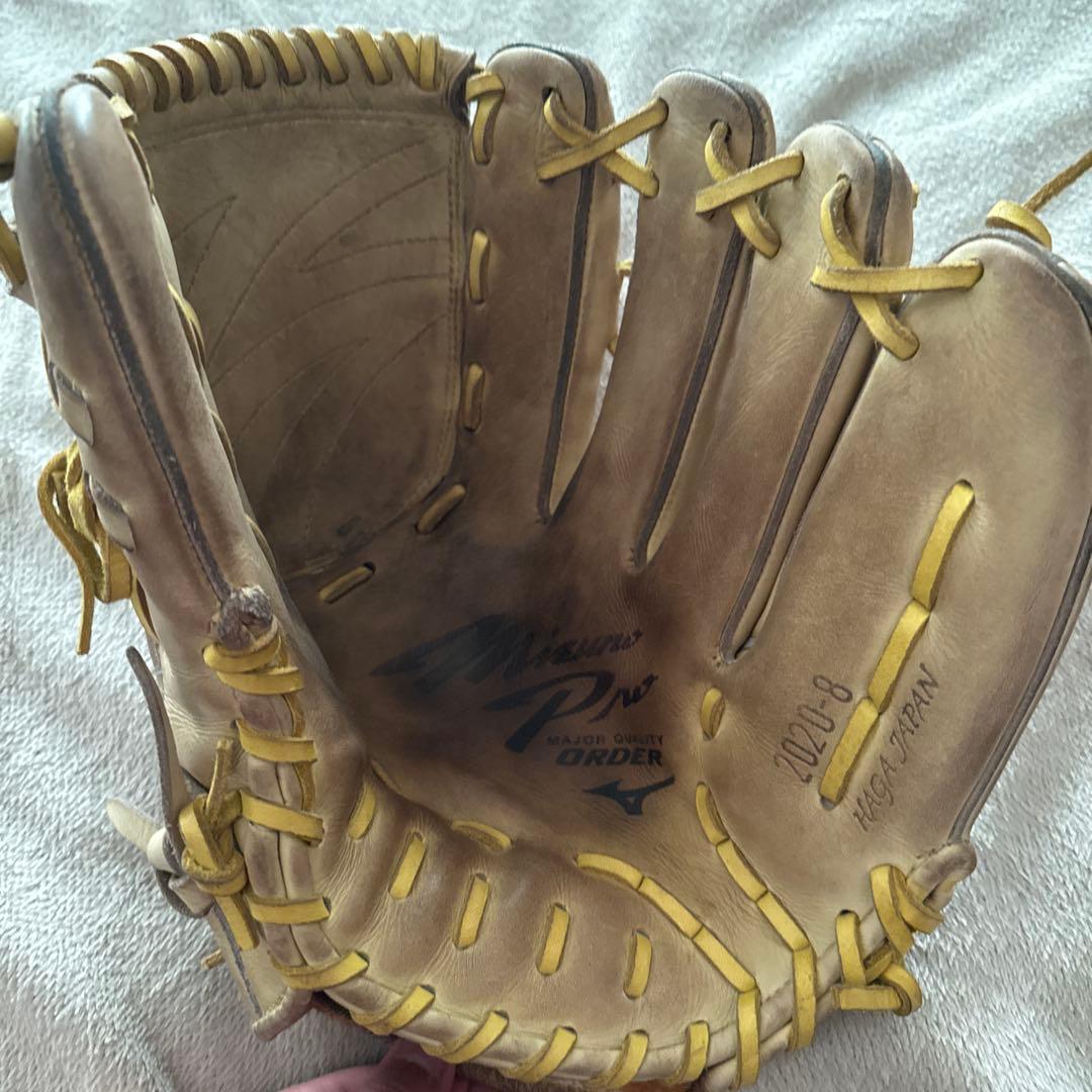 Mizuno Pro 102D-8 ベージュグローブオーダー