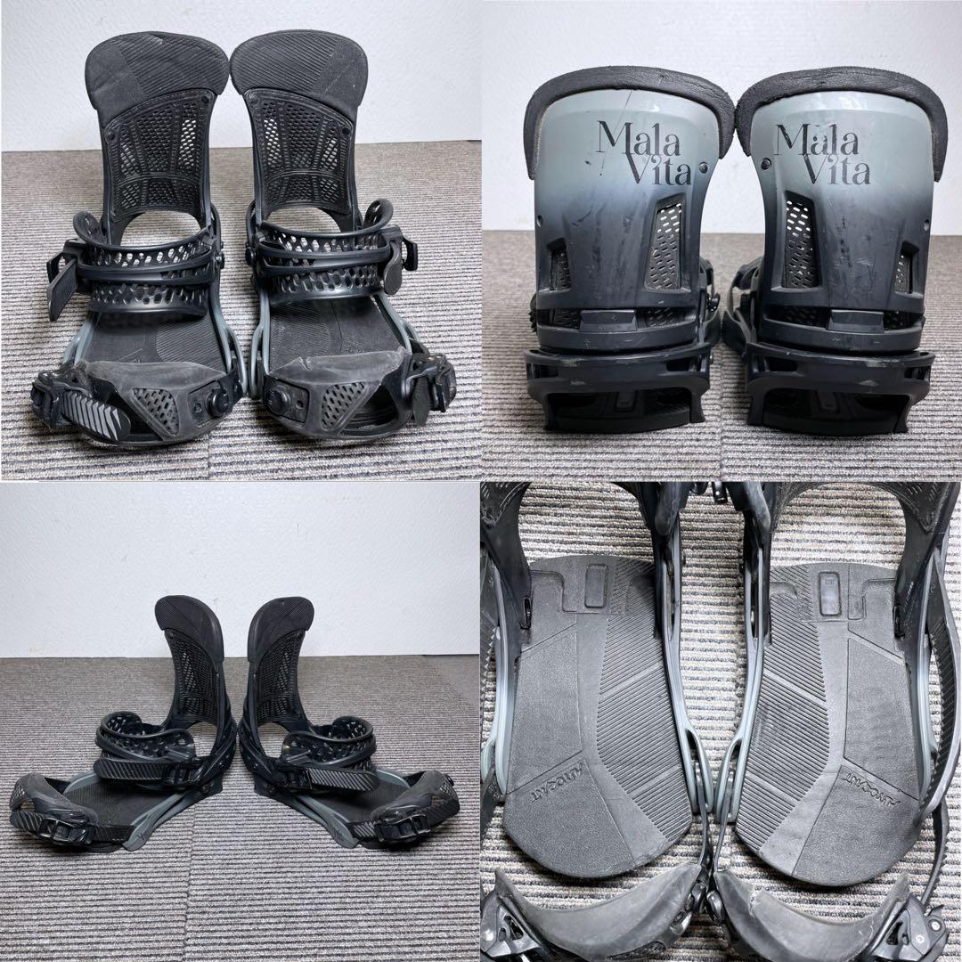 BURTON CLASH 151 MALAVITA スノーボードセット