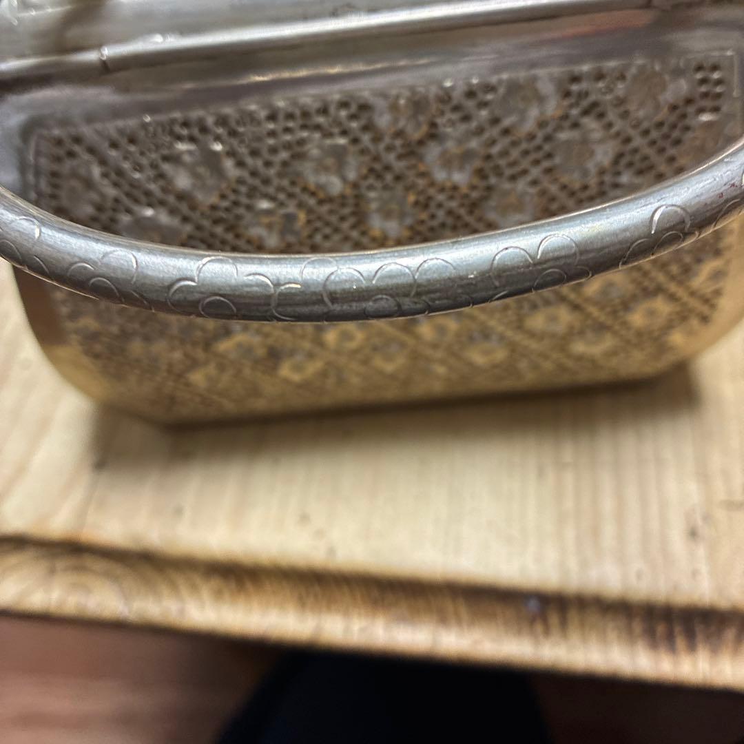 ビンテージ　銀細工　バック