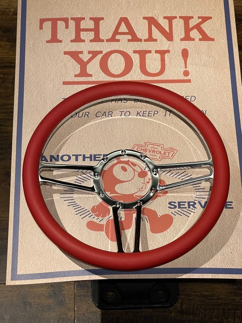 TMI アメリカ製 GT 14インチ ステアリングホイール レザーハーフラップ