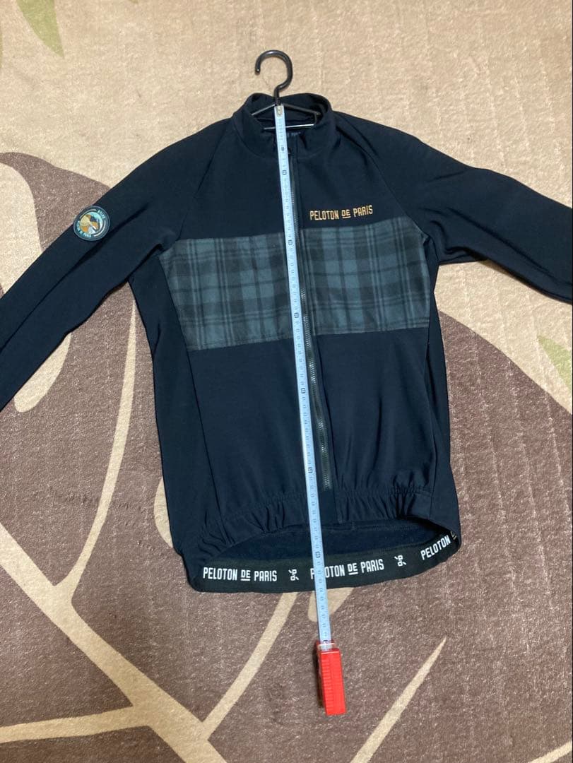 プロトンドパリ　ウインタージャージ　黒　S サイクルジャージ　サイクルウエア