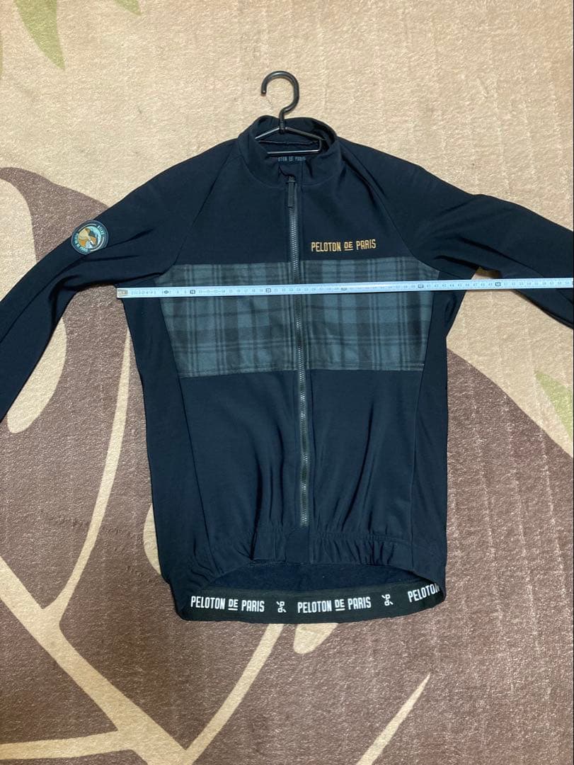 プロトンドパリ　ウインタージャージ　黒　S サイクルジャージ　サイクルウエア