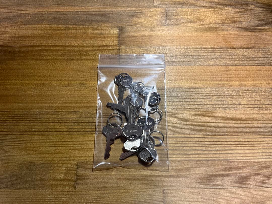 【ALPHA】アルファ 南京錠 同一キー12本セット(純正キー)