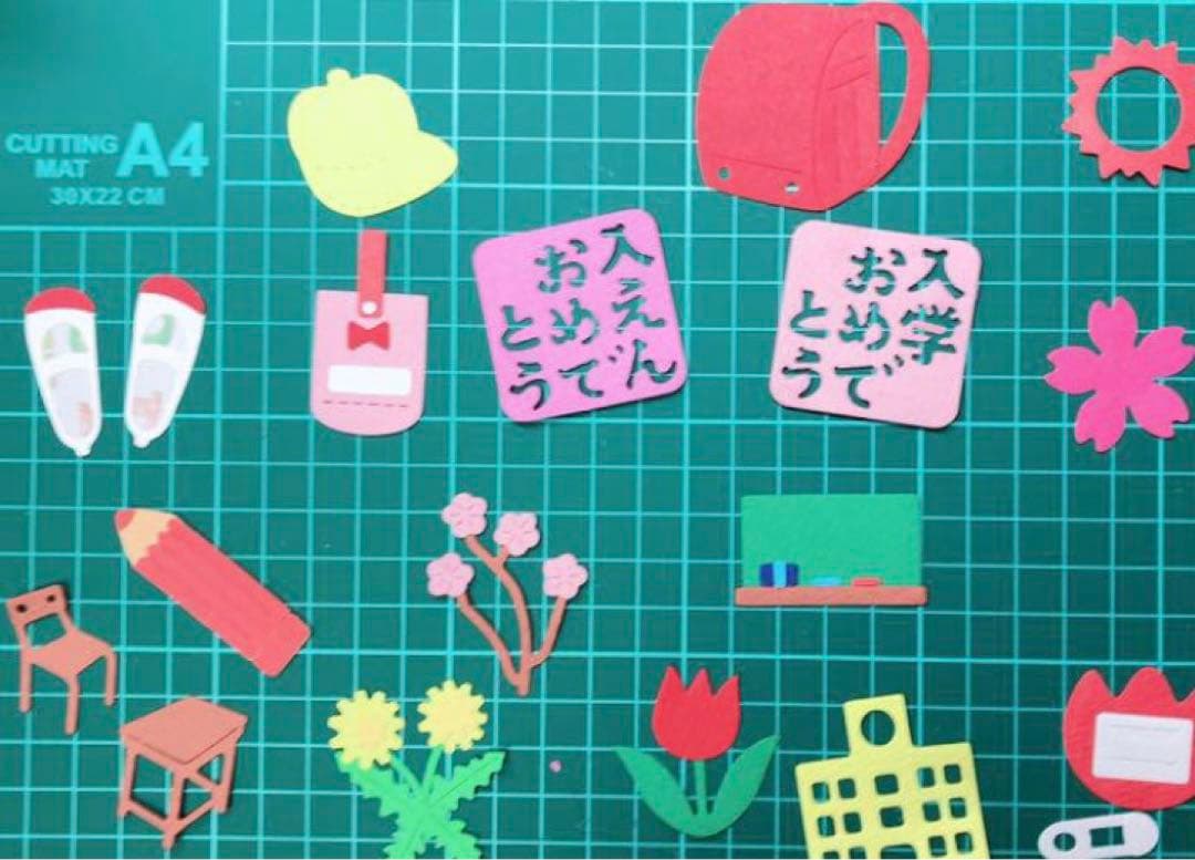 アルバム飾り　クラフトパンチ　春物　オーダー受付中( ＾∀＾)