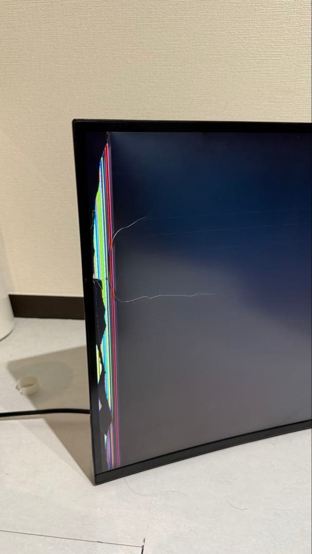 デジタルハイエンドシリーズ 曲面モニター　画面割れ　ジャンク