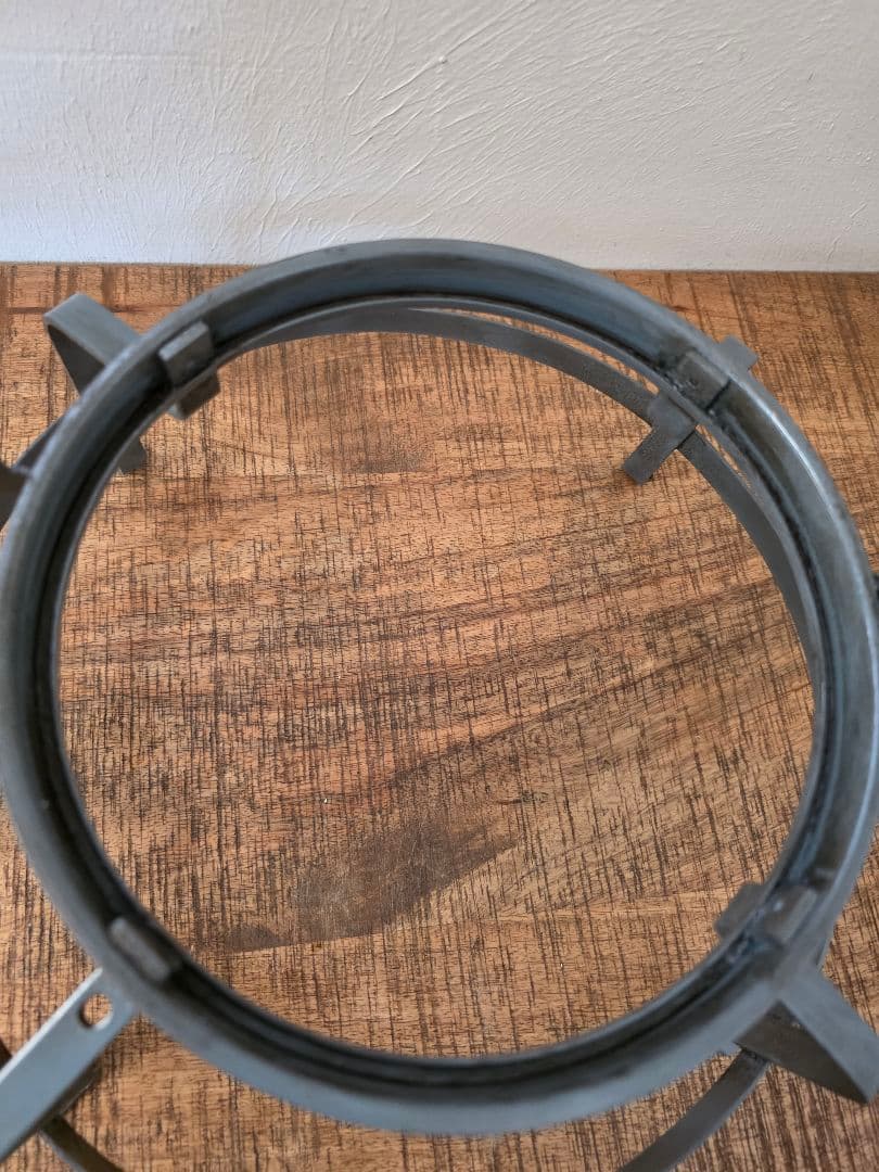 激レア　アラジン8型ブルーグレーヒネリ　フレーム　部品　ビンテージストーブ