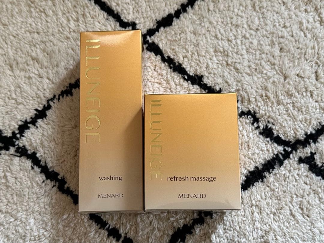 メナードイルネージュウオッシングクリーム&リフレッシュマッサージ2点