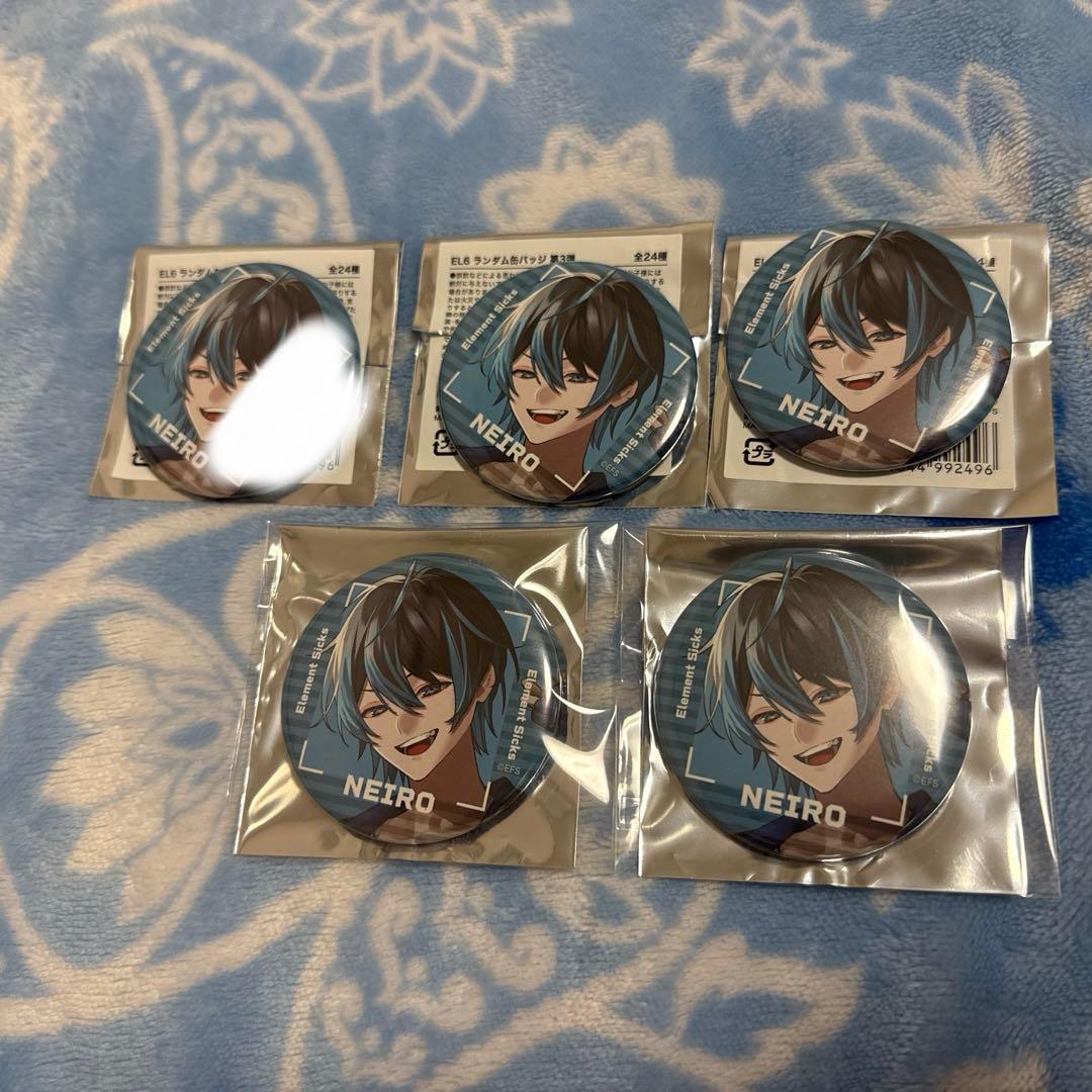 element sicks ねいろ　缶バッジ　サイン