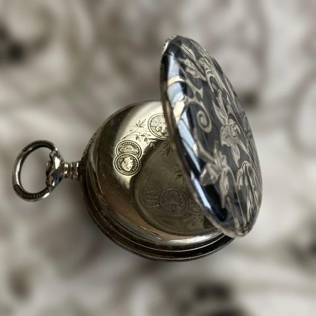 アンティーク1790年代　silver92.5 懐中時計 のケースのみ