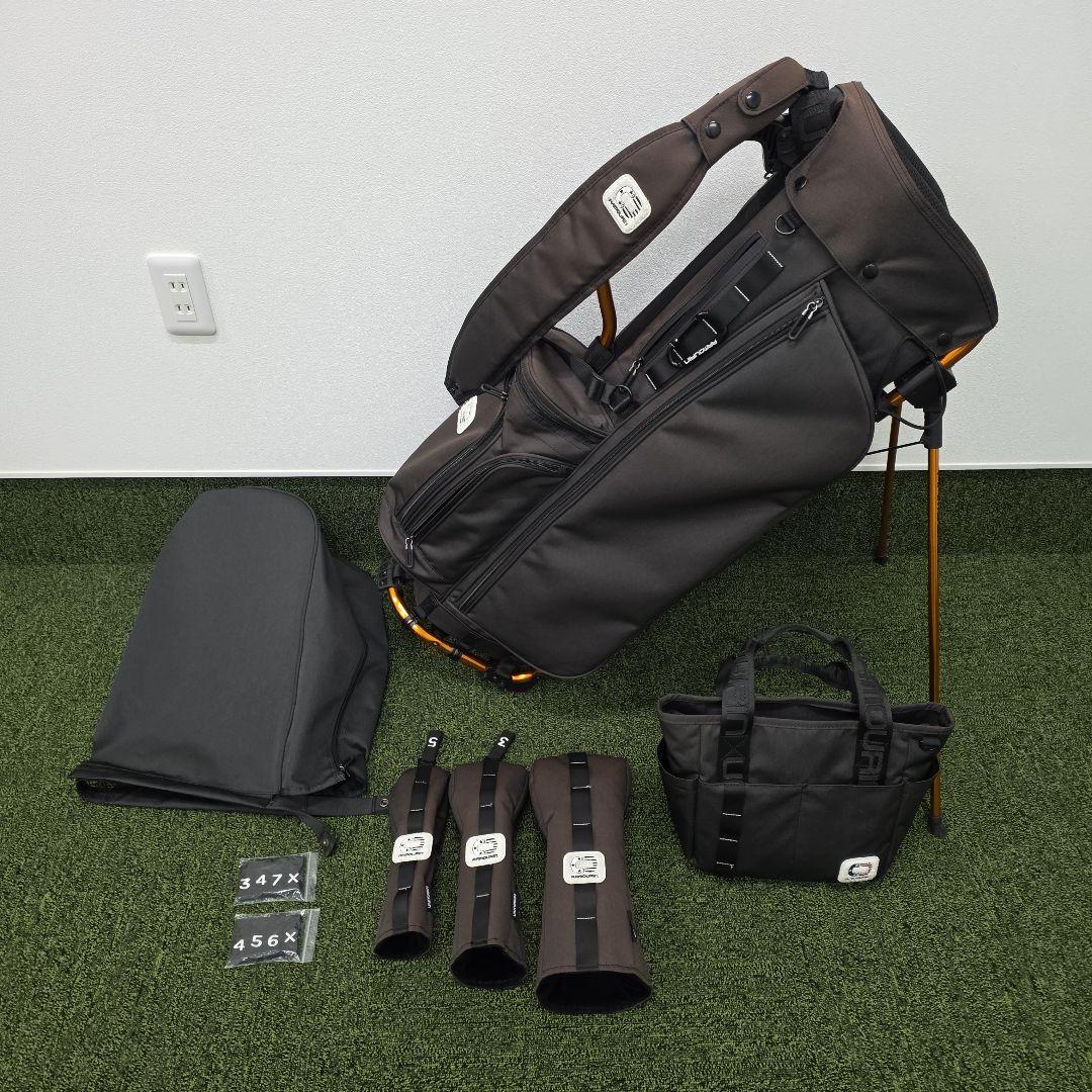 ゴルフスタンドバッグ アーマーインARMORIN　ブラック2024パイプフレーム