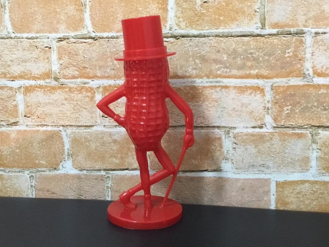 ミスターピーナッツ 60年代 ヴィンテージ 貯金箱 アドバタイジング 赤