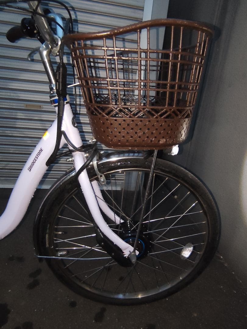 ブリヂストン　フロンティア　24インチ　B300バッテリー　ラベンダー色　美品