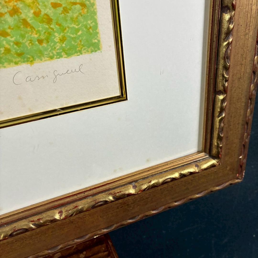 ジャン＝ピエール・カシニョール「大きな木」リトグラフ 大作 サイン入 豪華額装