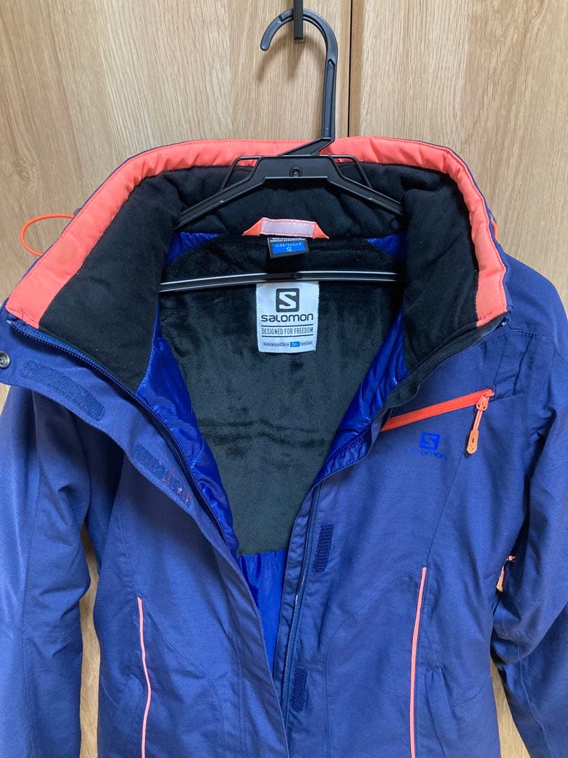 Salomon スキーウェア 女性用 ネイビー/オレンジ