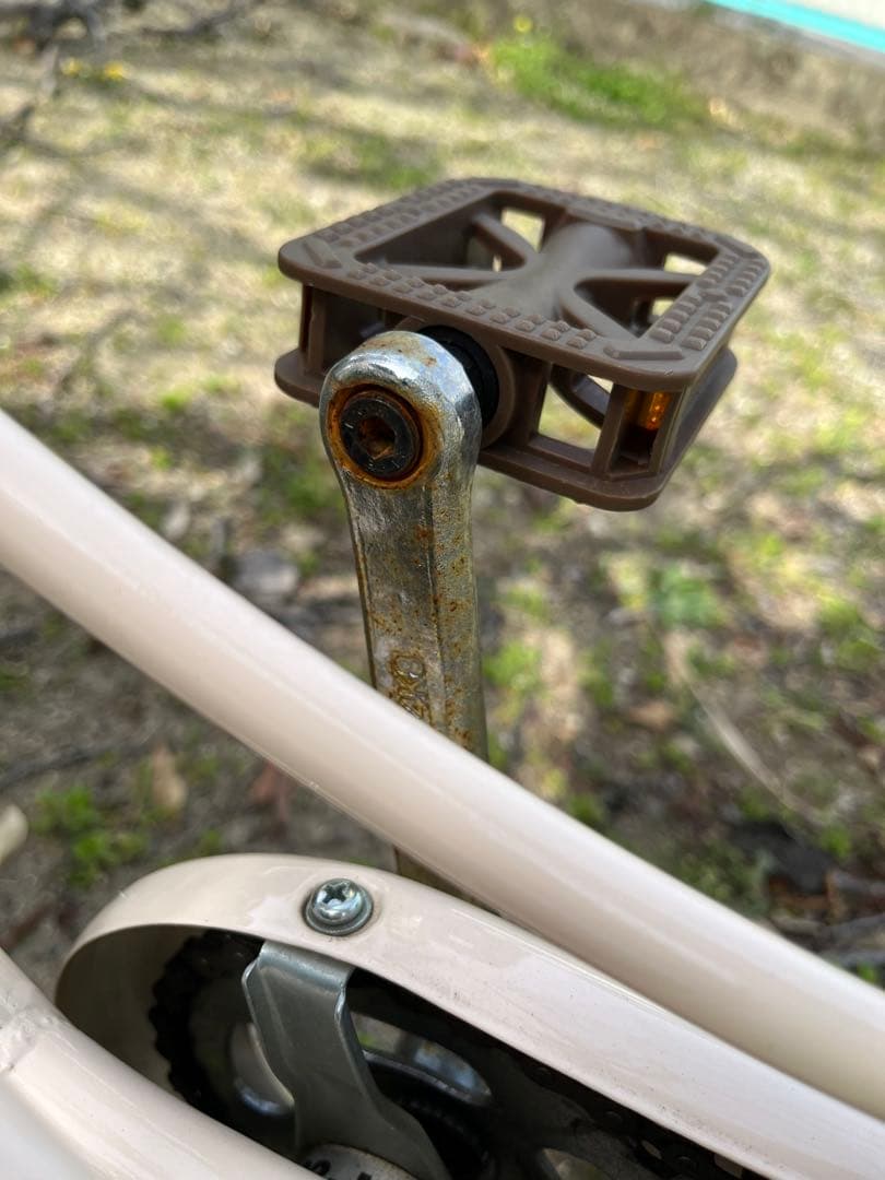 フェリーク ジュニア自転車24インチ　クリーム　アサヒ