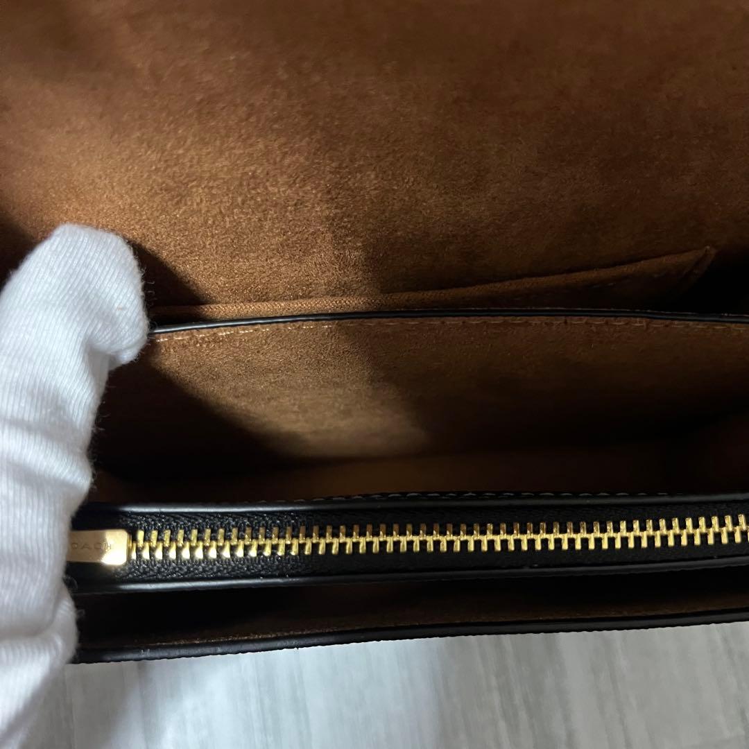 【未使用】coach コーチ　ミニクレア　クロスボディバッグ　ブラック