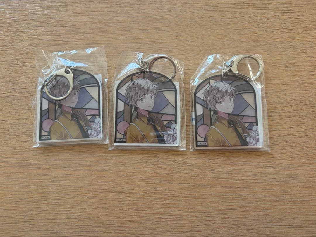 アクキー付き！！文豪ストレイドッグス中島敦 缶バッジ 10周年