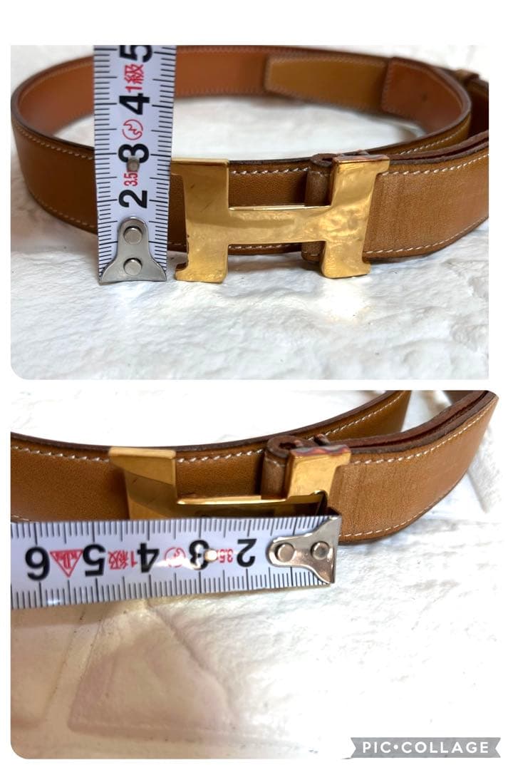 しじみ　HERMES エルメスレディースベルト　バックル