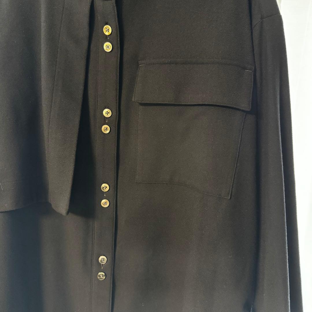 IORE イオレ BUTTON SHIRT ブラック