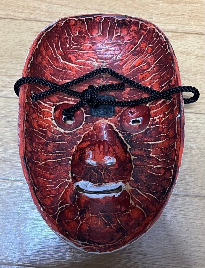 能面 孫次郎 木彫り 美品