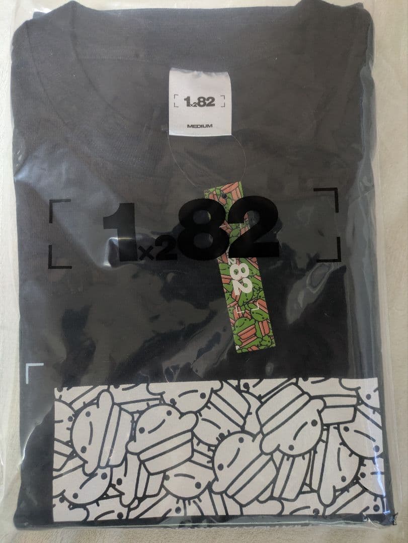 ぐちつぼ Tシャツ　182 BOX LOGO TEE / BLACK　Mサイズ