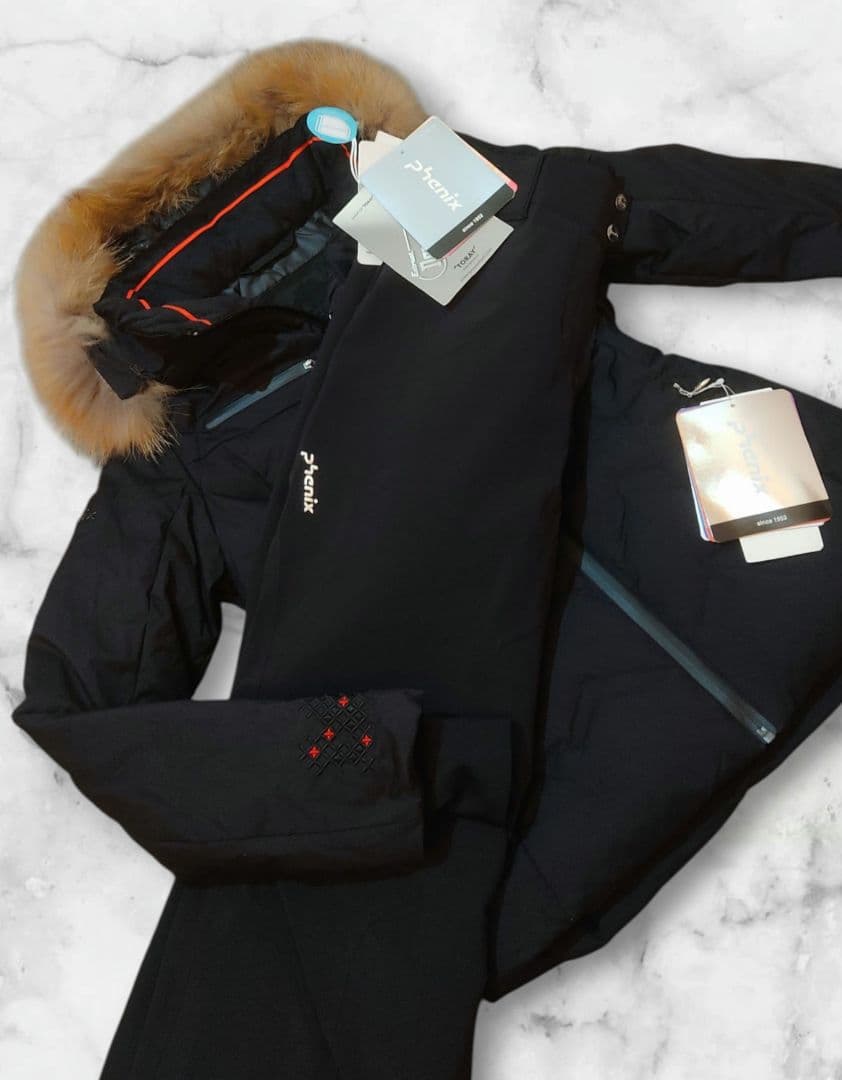 e48 フェニックス Phenix ダウン レディース スキーウェア 上下セット