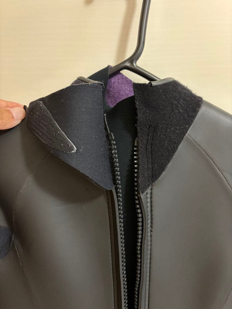 ボーイズ160cm オーダー 5x3mmセミドライ バックジップ エアタイト