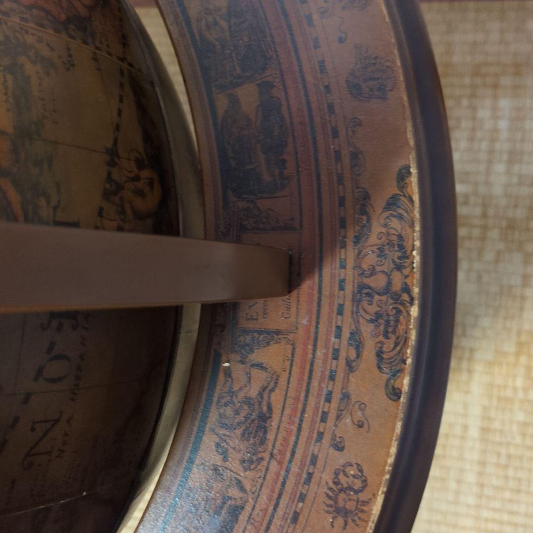 イタリア製地球儀 ワインラック キャスター付＊難有り