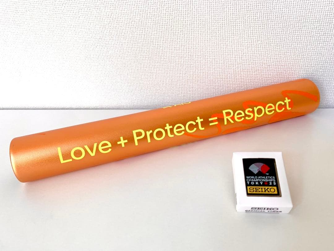 超レア◾️東京2025世界陸上 オリジナルバトン+ピンズ 記念グッズ 記念品