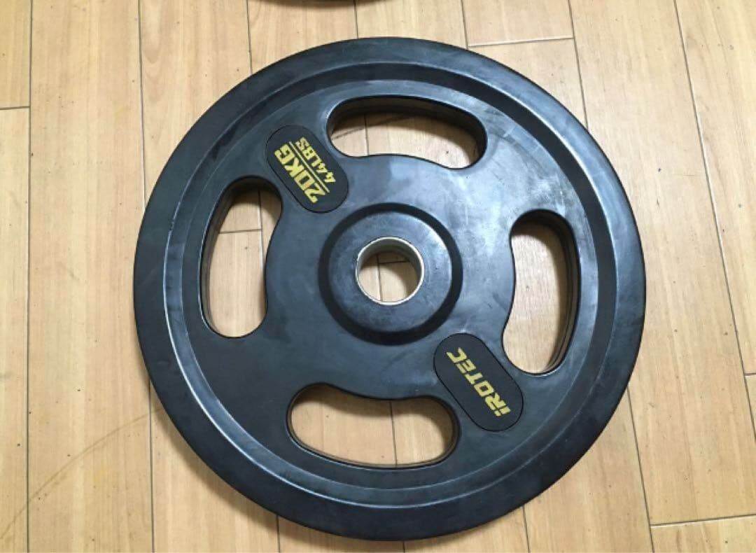 ①アイロテックIROTEC プレート20kg x 1枚穴径50mm(同時購入)