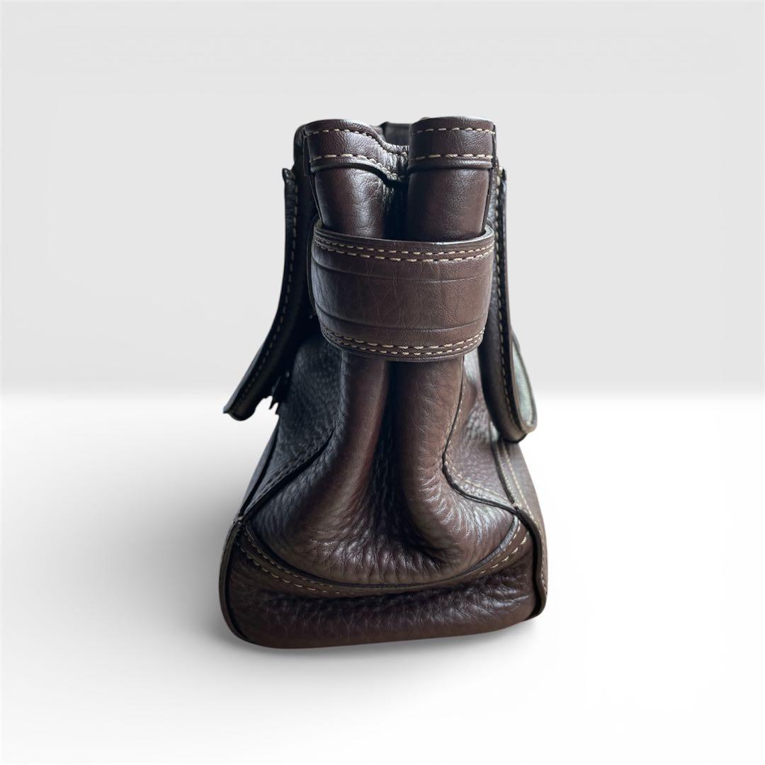 COACH ダークブラウン ハンドバッグ