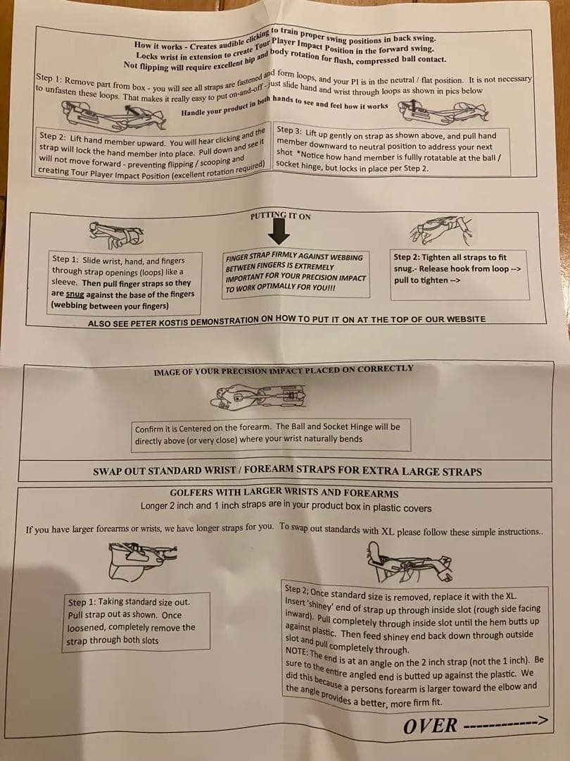 レフティ用　プレシジョンインパクト　ゴルフ練習器具