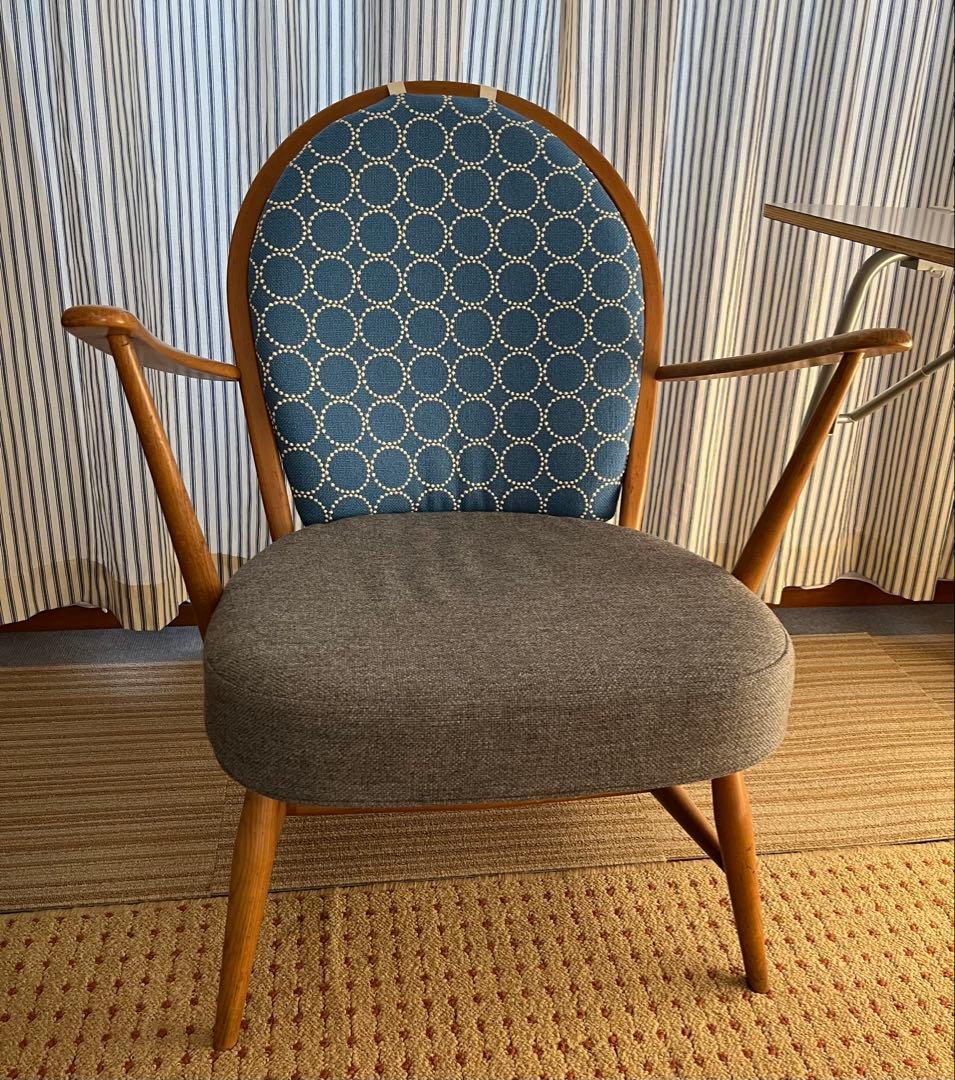 ERCOLアーコール　1シーター　ソファ　チェア　ミナペルホネン　タンバリン