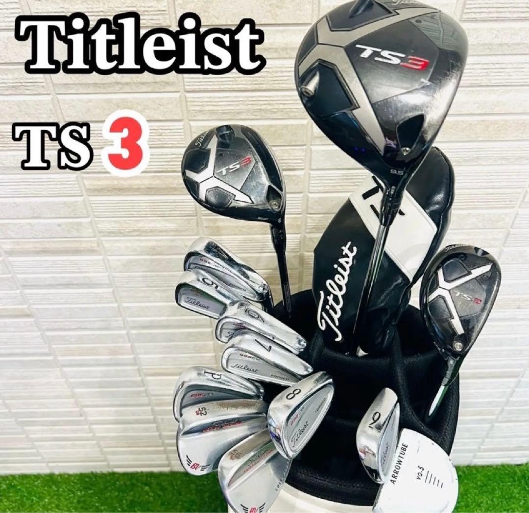 タイトリスト TS 3 ゴルフセットクラ ブセット ゴルフー式TS3S