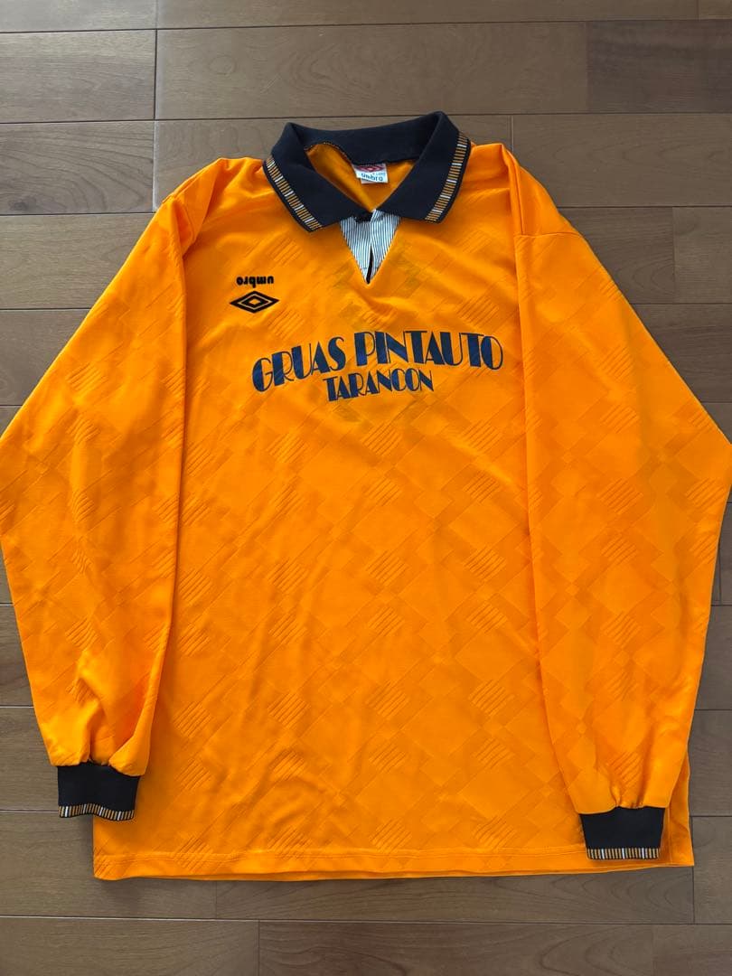 Umbro オレンジ 長袖ポロシャツ X LARGE