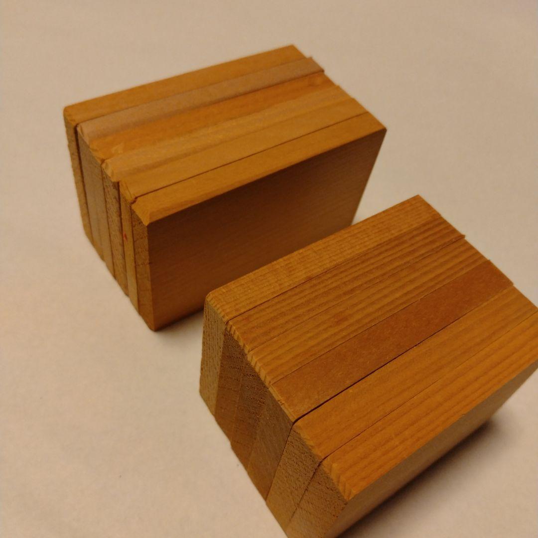 【U1042】木台　飾り台　2サイズ　12枚