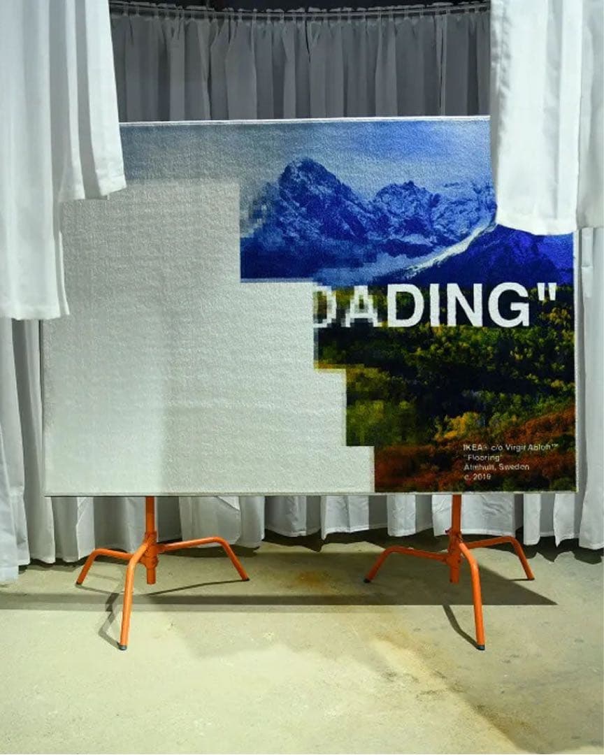 IKEA × Virgil Abloh STILL LOADING ラグマット