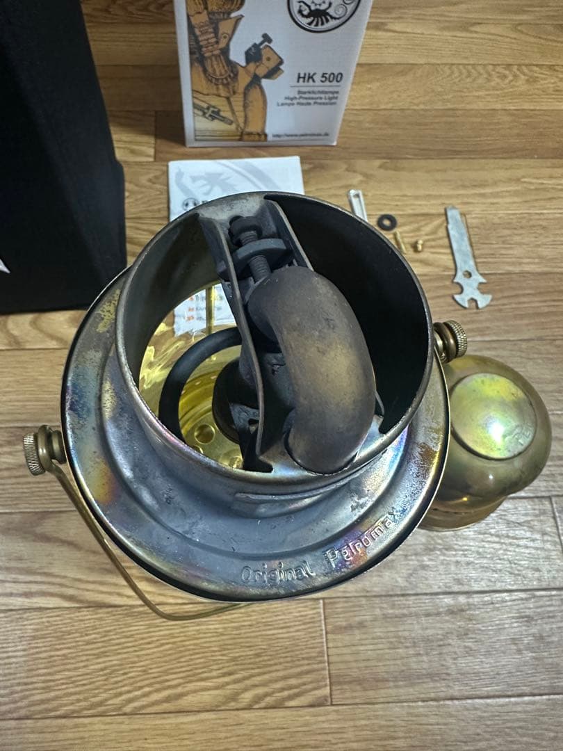 ペトロマックス hk500 リフレクター ケース付き