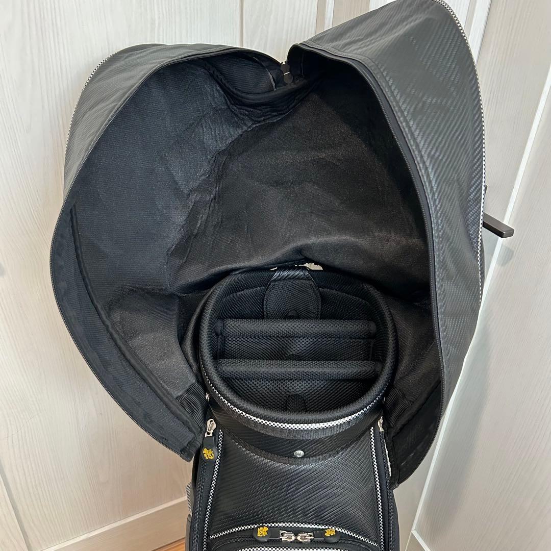 【希少・美品】SINGHA シンハービール　キャディバッグ　ゴルフ　カーボン調