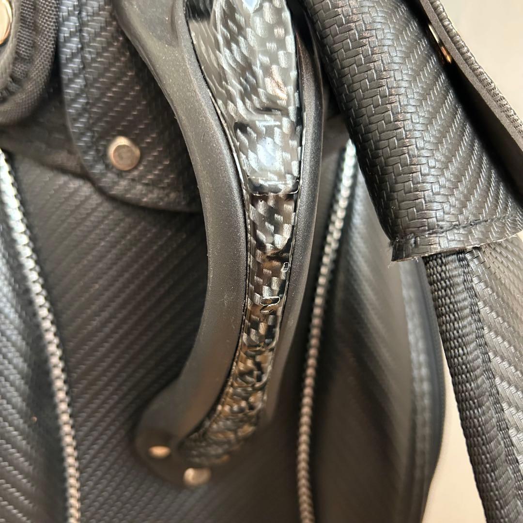 【希少・美品】SINGHA シンハービール　キャディバッグ　ゴルフ　カーボン調