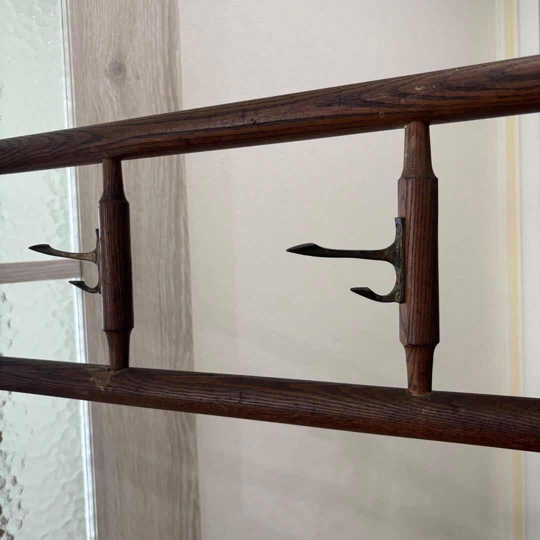 衣紋掛け　木製折りたたみ式 古道具