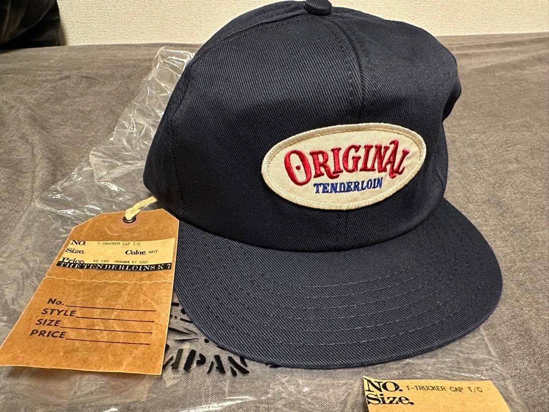 新品未使用 TENDERLOIN T-TRUCKER CAP T/C NAVY