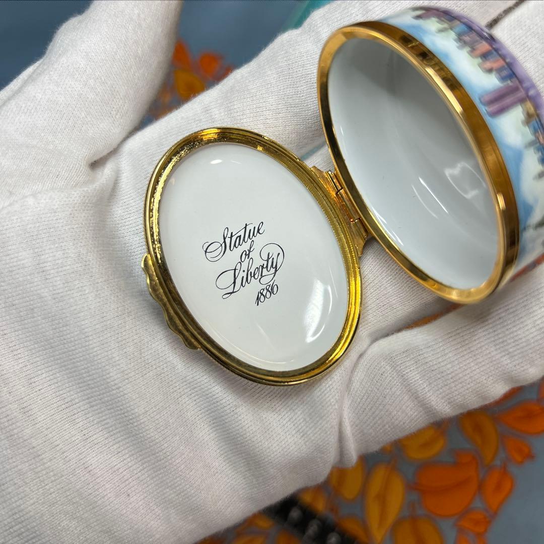 HALCYON DAYS 自由の女神像　ティファニーデザイン　小物入