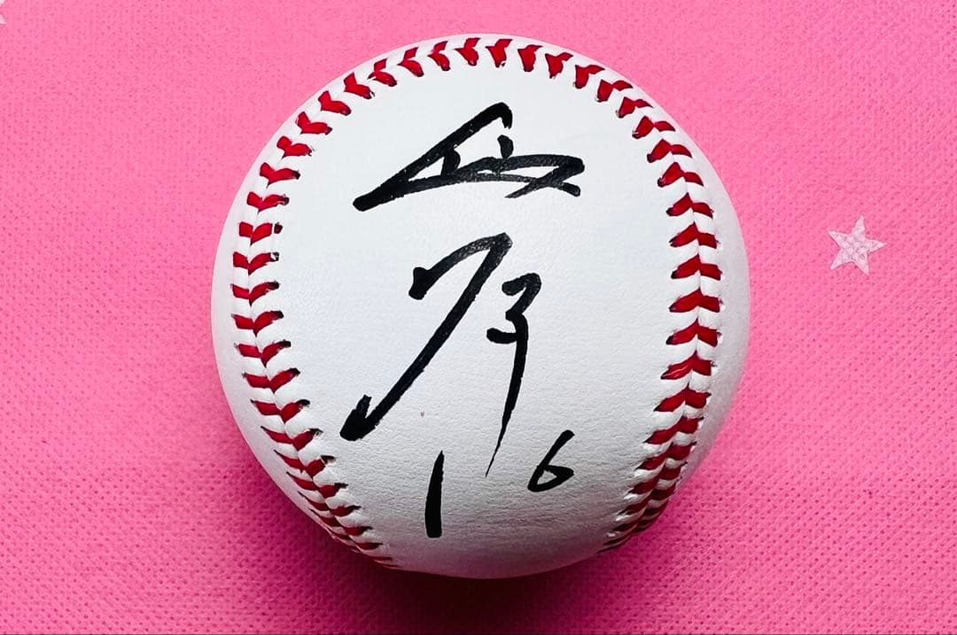 埼玉西武ライオンズ 源田壮亮選手♯6 直筆サインボール NPB試合球