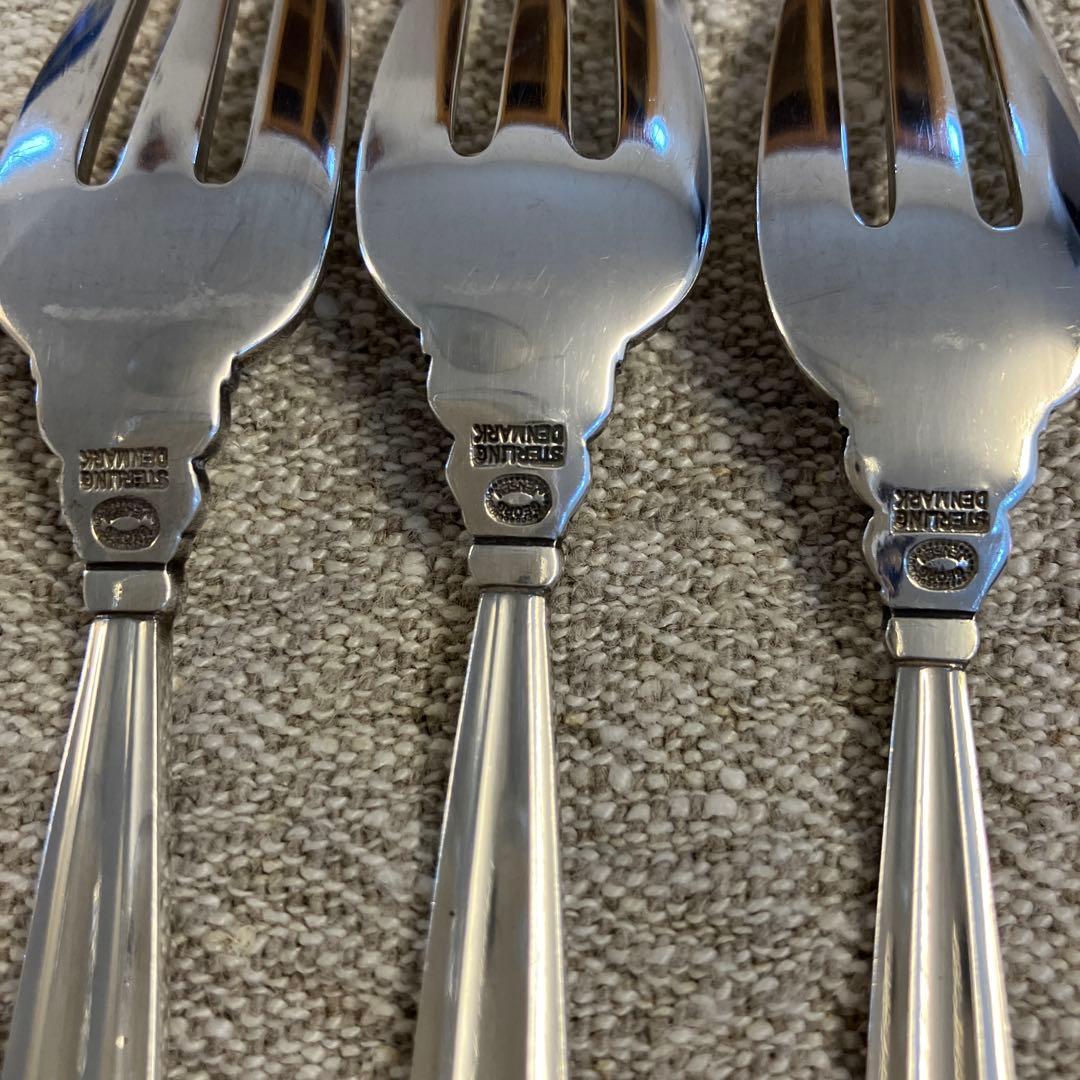 ジョージジェンセン　ケーキ用フォーク14cm 6本