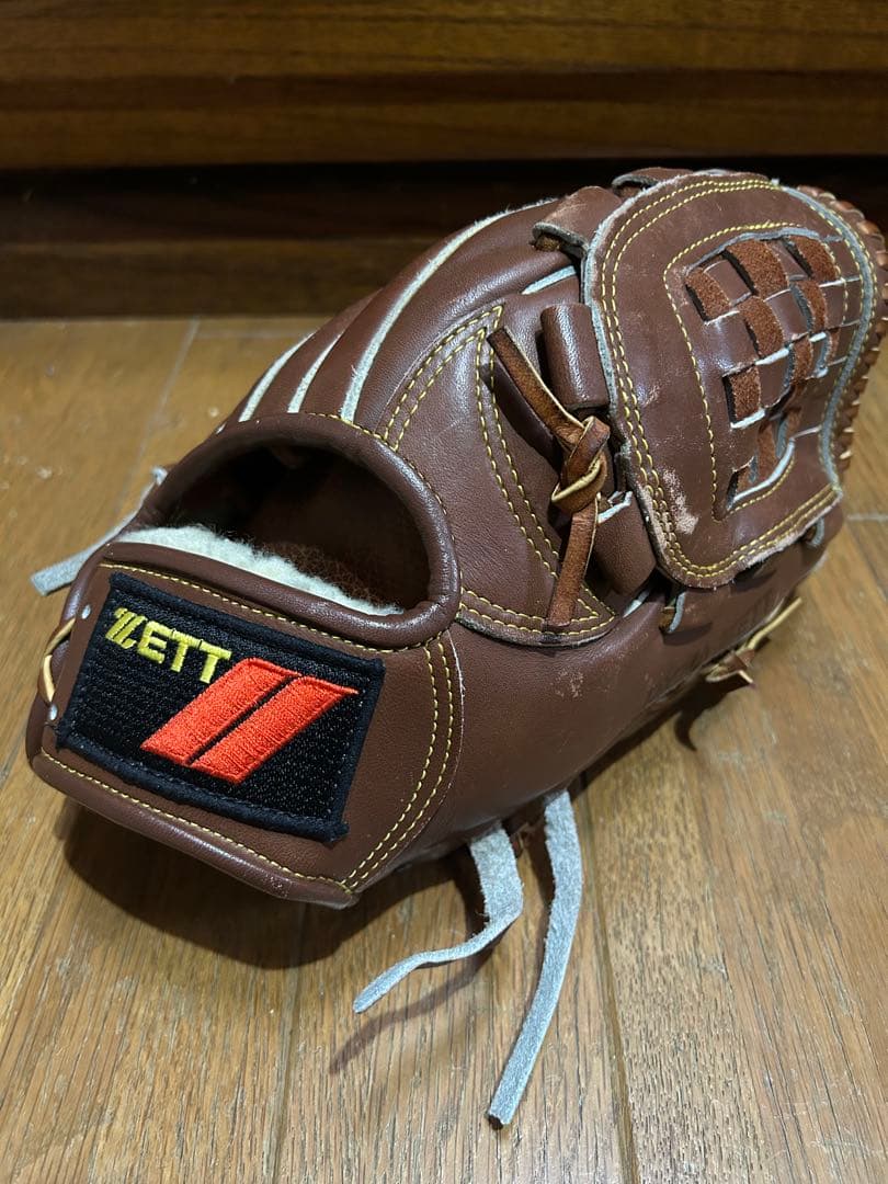 ZETT 硬式グローブ ステアハイドレザー ブラウン