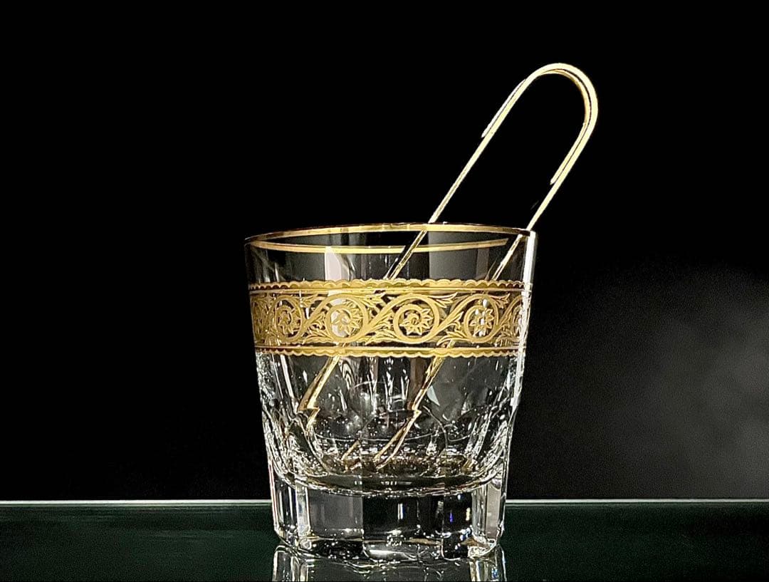 Baccarat バカラ/※珍品 稀少シリーズ　エルドラド　金彩アイスペール
