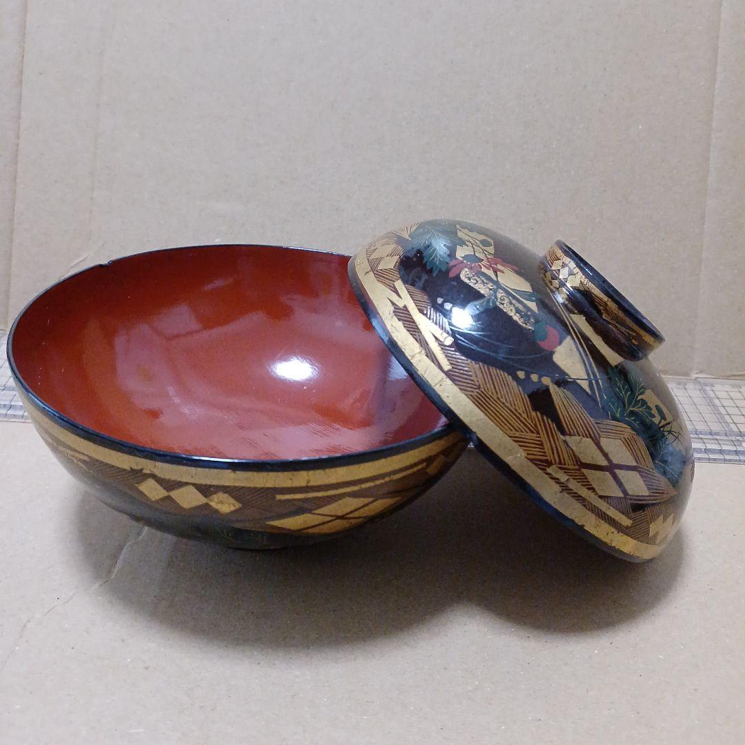 江戸時代の秀衝塗　椀