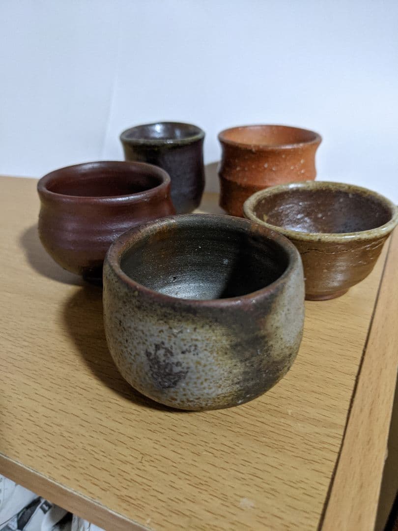 ♦ぐい呑み 各種作家物 酒器 備前焼 丹波焼 信楽焼 コレクション 骨董品