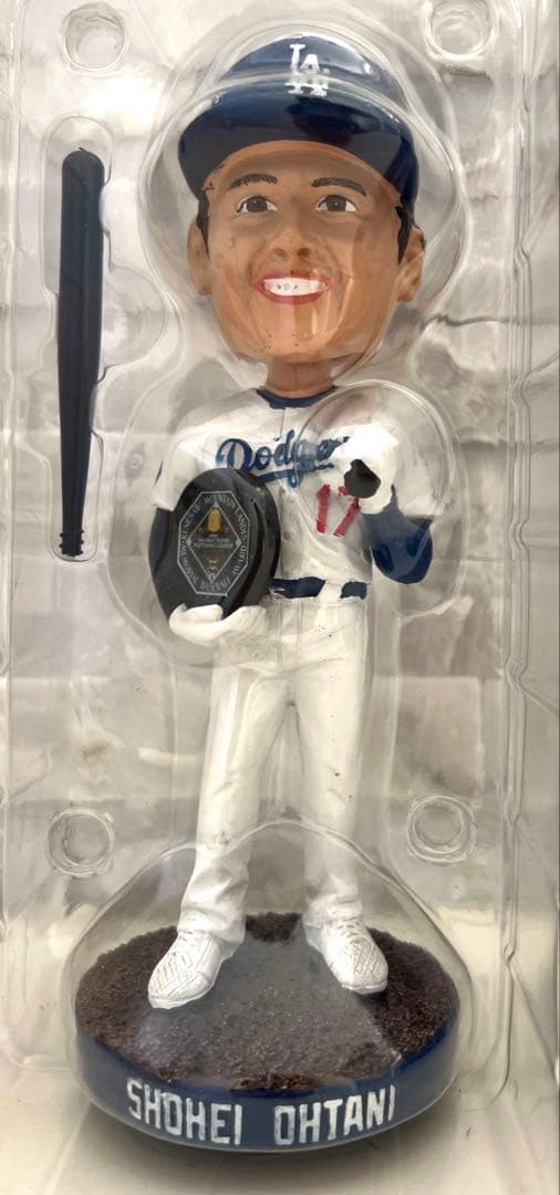 ★新品・未使用：世界に一つのレア逸品★大谷翔平2024MVPボブルヘッド表面粘土
